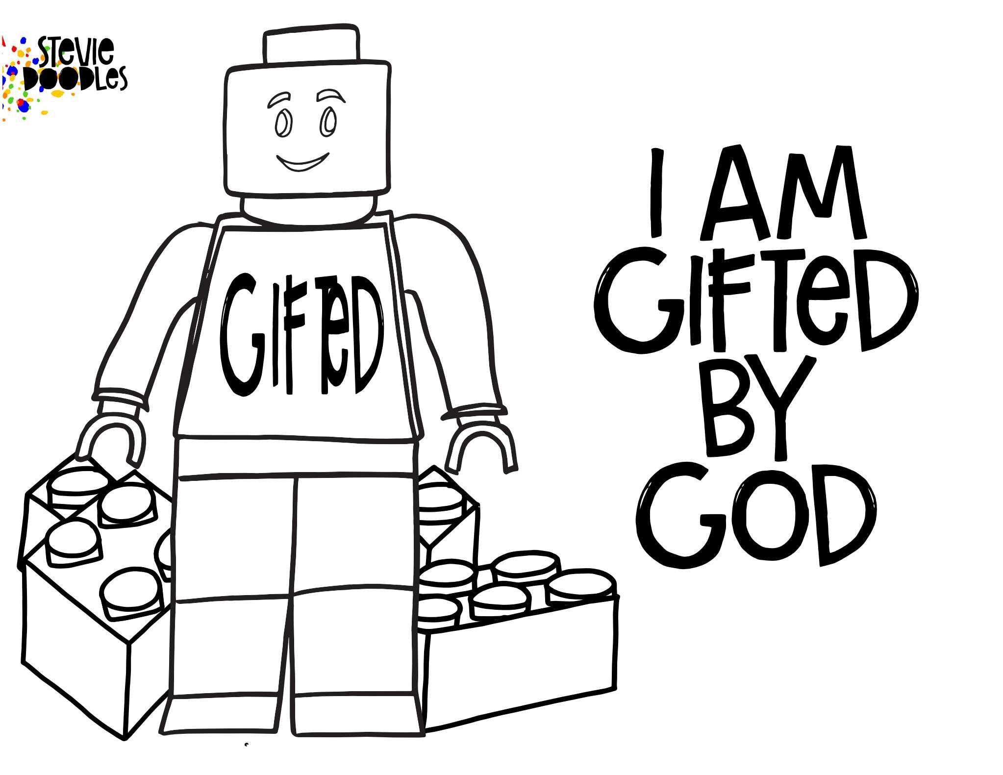 5 Free Christian Gifted By God Lego Coloring Pages CLICK HERE TO DOWNLOAD THE PAGE ABOVE!