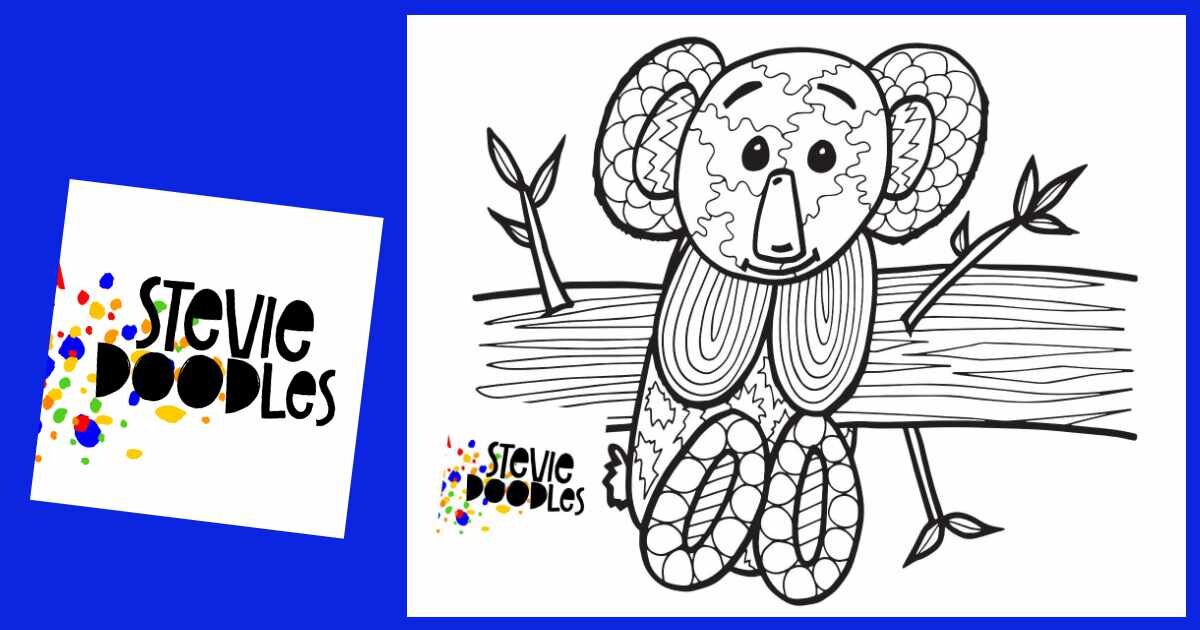 Koala Free Coloring Page Scroll down to to download your coloring sheet