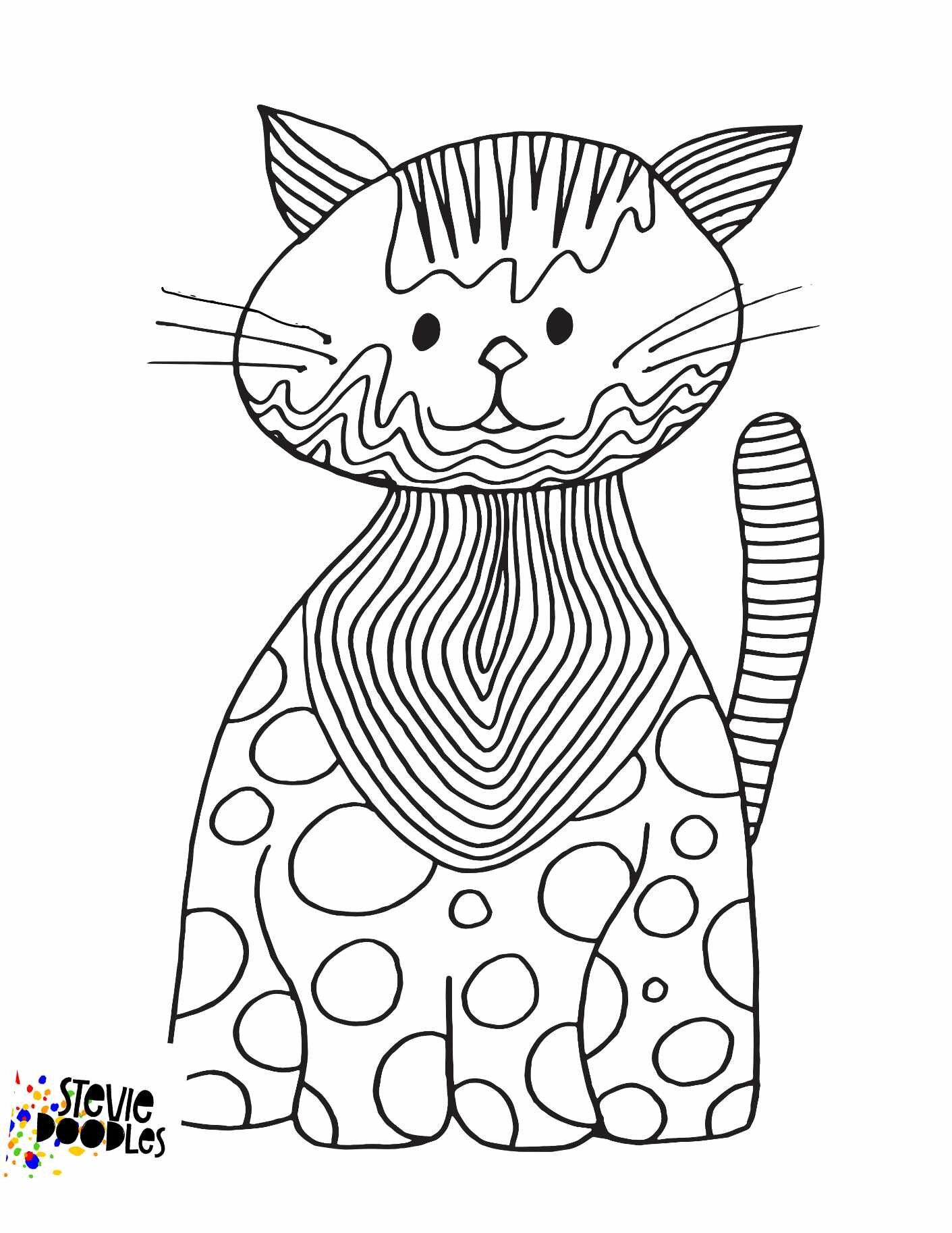 Free Cat Coloring Page!! CLICK HERE TO DOWNLOAD THE PAGE ABOVE