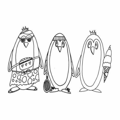 3 Chillin Penguins