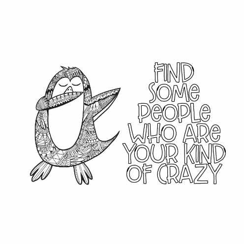 Dabbing Penguin With Quote