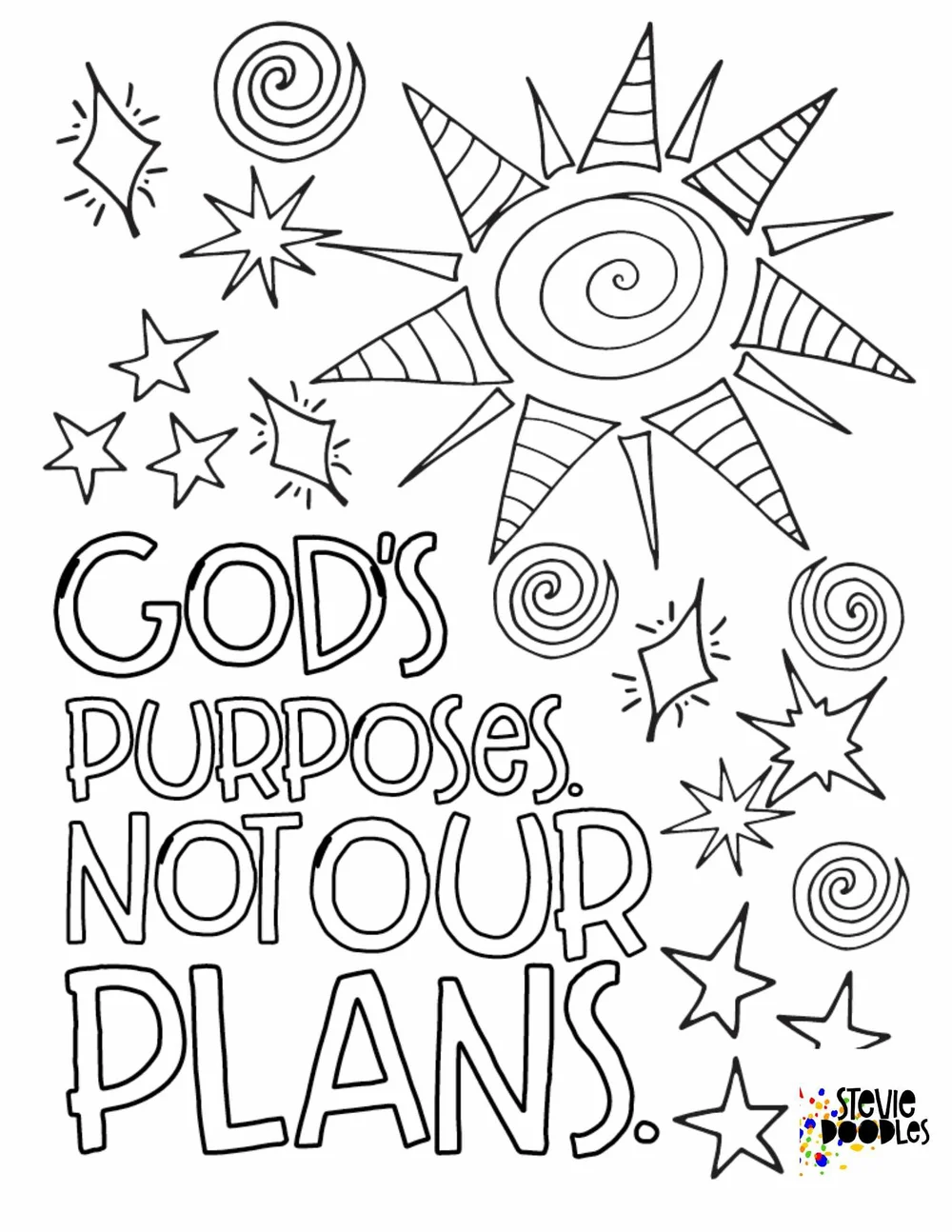 4 Free Coloring Pages Experiencing God Unit 2 Stevie Doodles Free Printable Coloring Pages