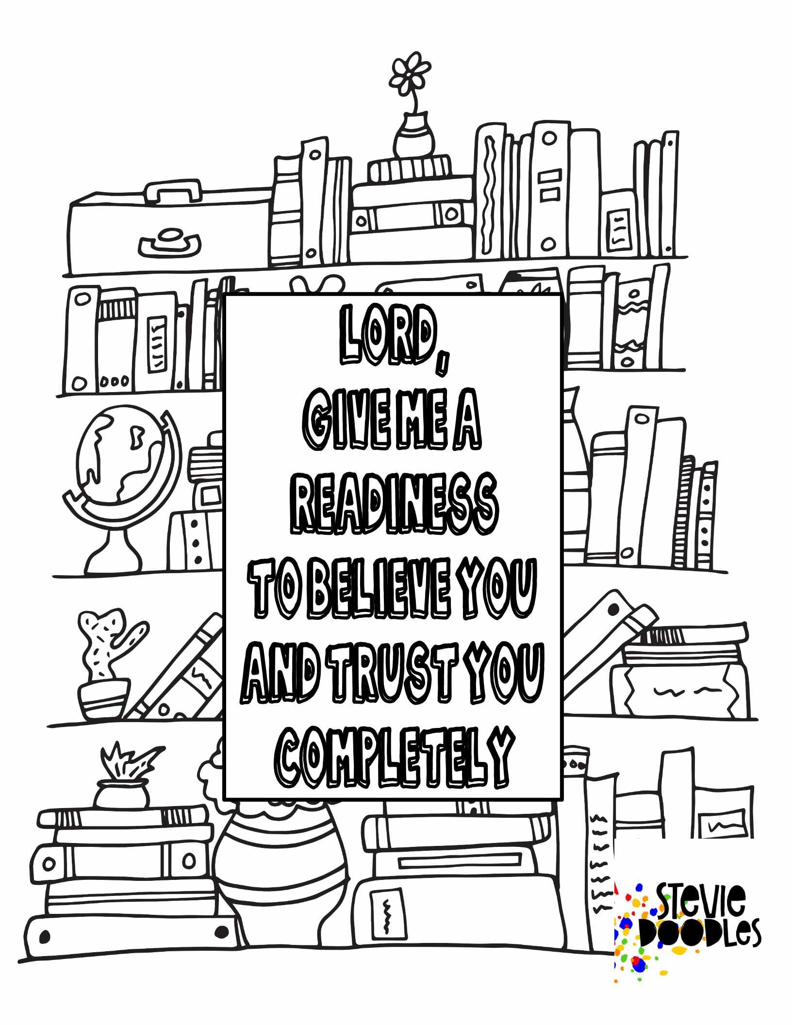 5 Christian Coloring Pages Inspired by Experiencing God Unit 4