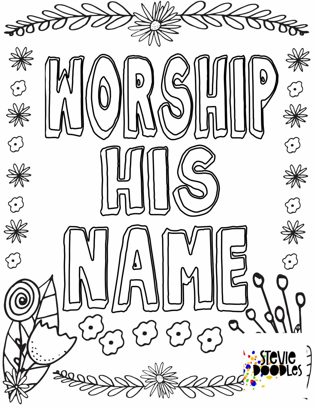 Experiencing God 1000 Free Printable Coloring Pages Stevie Doodles Free Printable Coloring Pages