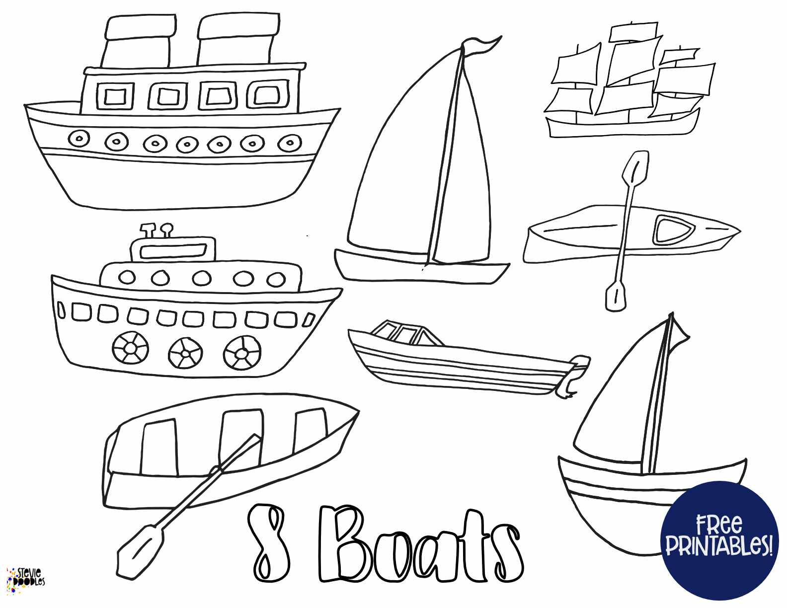 10 free vehicle coloring pages - cars, trucks, boats, helicopters, plans, buses! Numbers 1-10 for preschool/kindergarten
