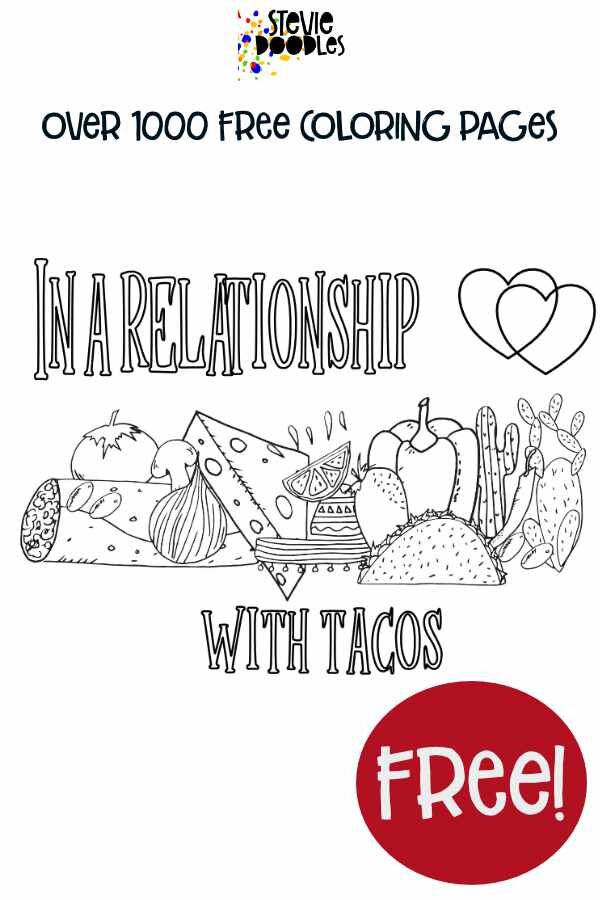 Featured image of post Free Printable Taco Coloring Pages Free coloring pages of taco printable for kids and adults