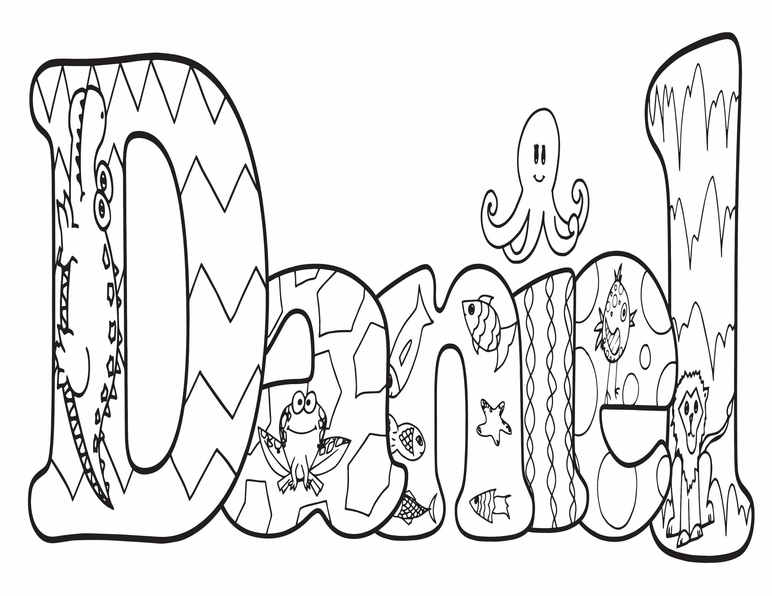 Animal Style Names — Stevie Doodles Free Printable Coloring Pages