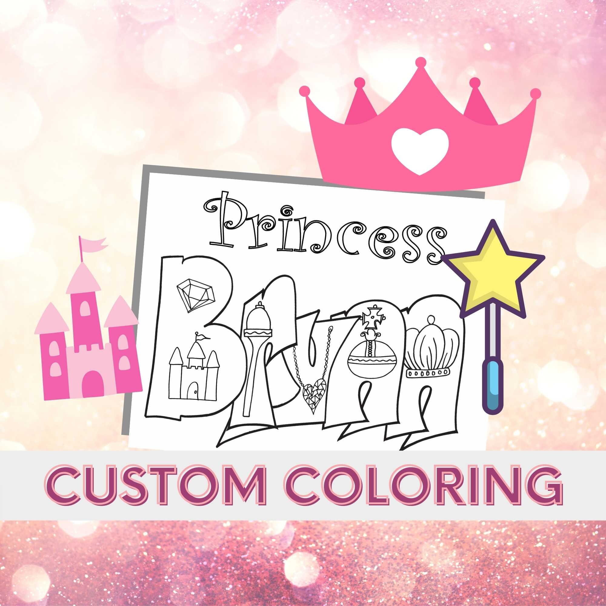 Princess Brynn free printable coloring page
