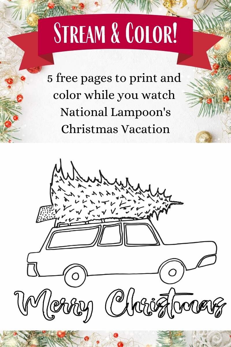 merry christmas_free printable christmas vacation coloring pages_ adult coloring_stevie doodles