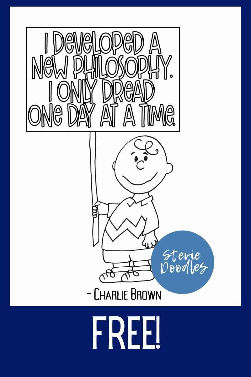 charlie brown with new philosophy sign stevie doodles.jpg