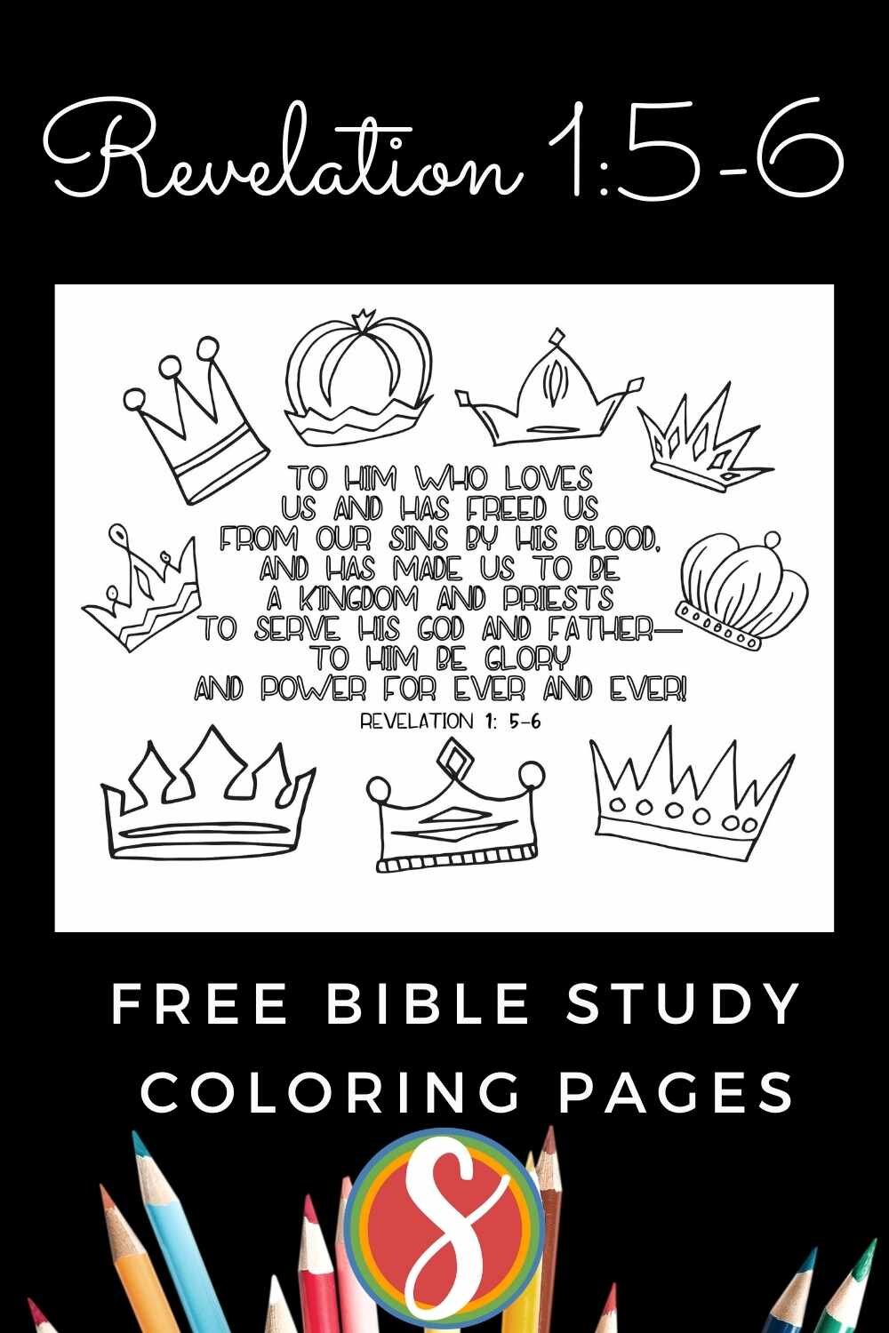 Revelation 1:5-6 Printable - Free Coloring Page — Stevie Doodles