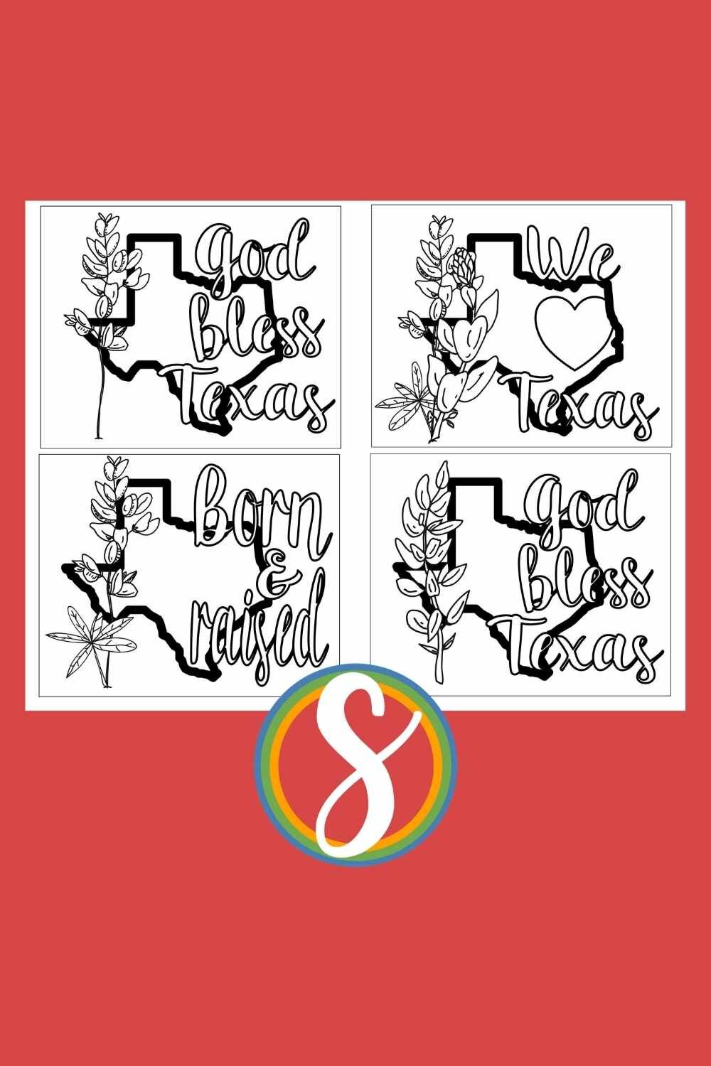 5 Free Bluebonnet Coloring Pages — Stevie Doodles