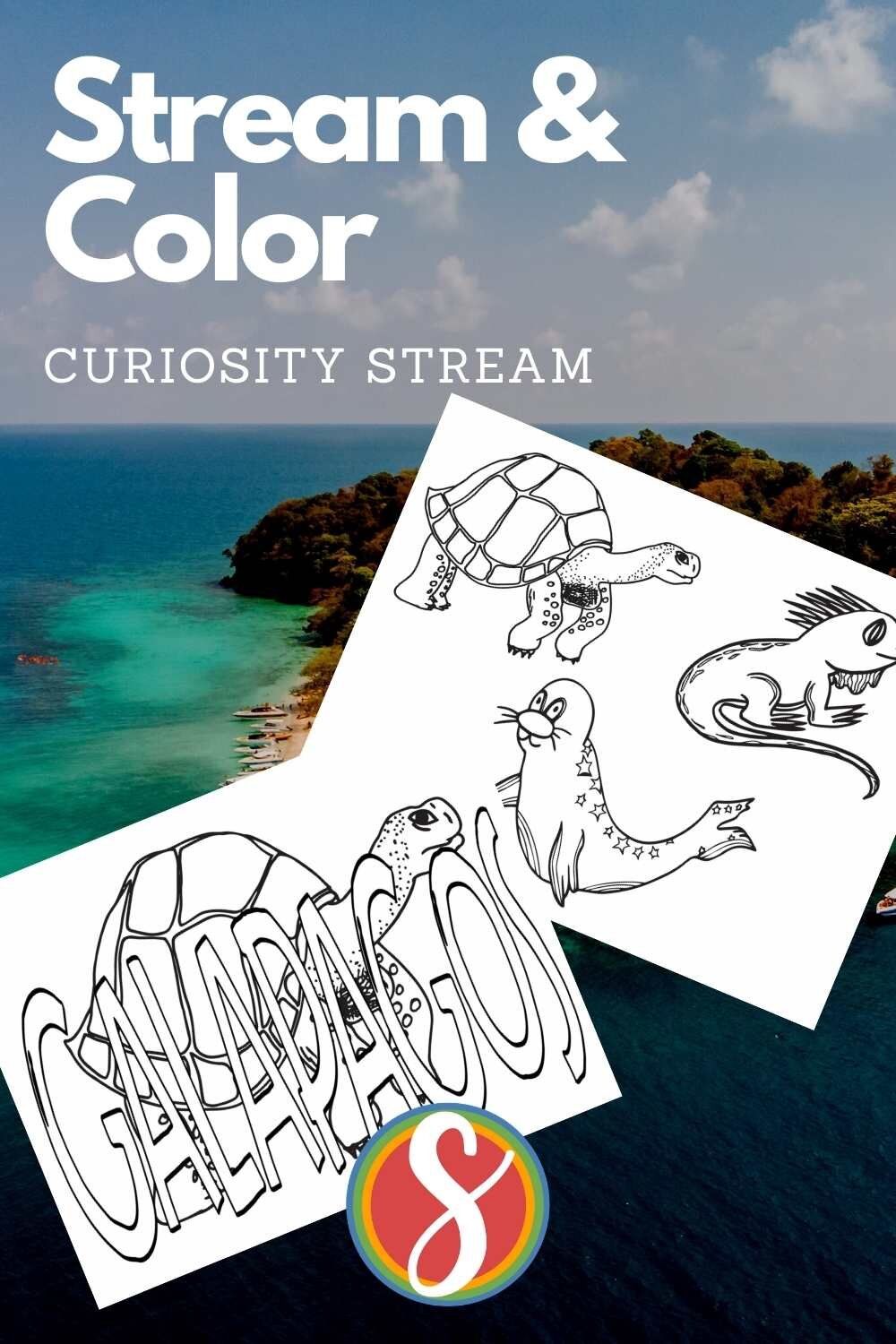Watch Wild Galapagos on Curiosity Stream and color these fun pages I made inspired by the show! The pages are totally free to print and color - print them out for your whole class!