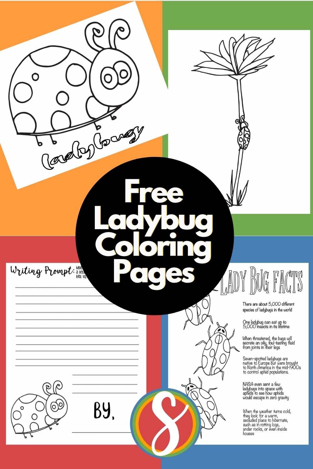 free printable ladybug coloring pages