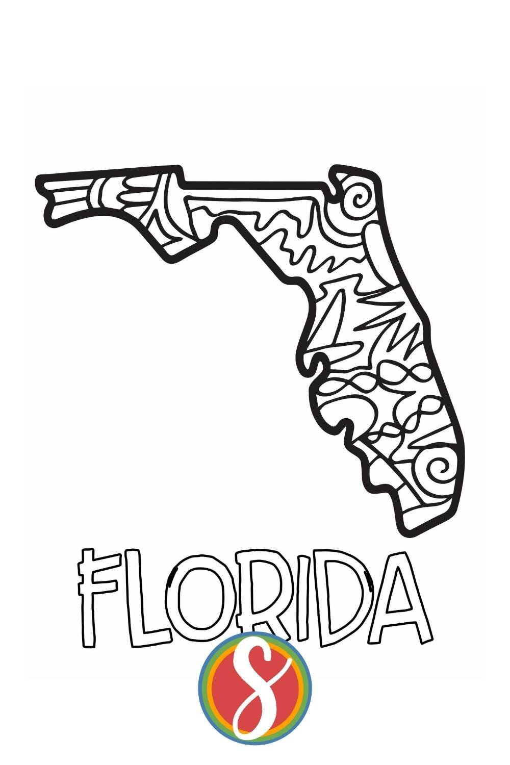Free Florida Coloring Pages — Stevie Doodles