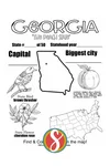 Free Georgia Coloring Pages — Stevie Doodles