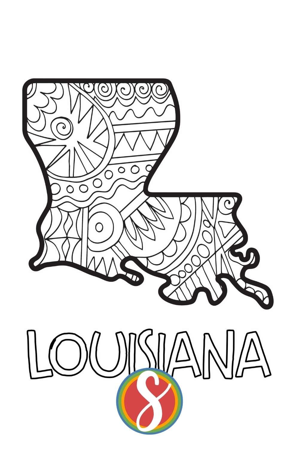 Louisiana Coloring Pages At Getcolorings Com Free Printable Colorings ...