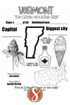 Free Vermont Coloring Pages — Stevie Doodles