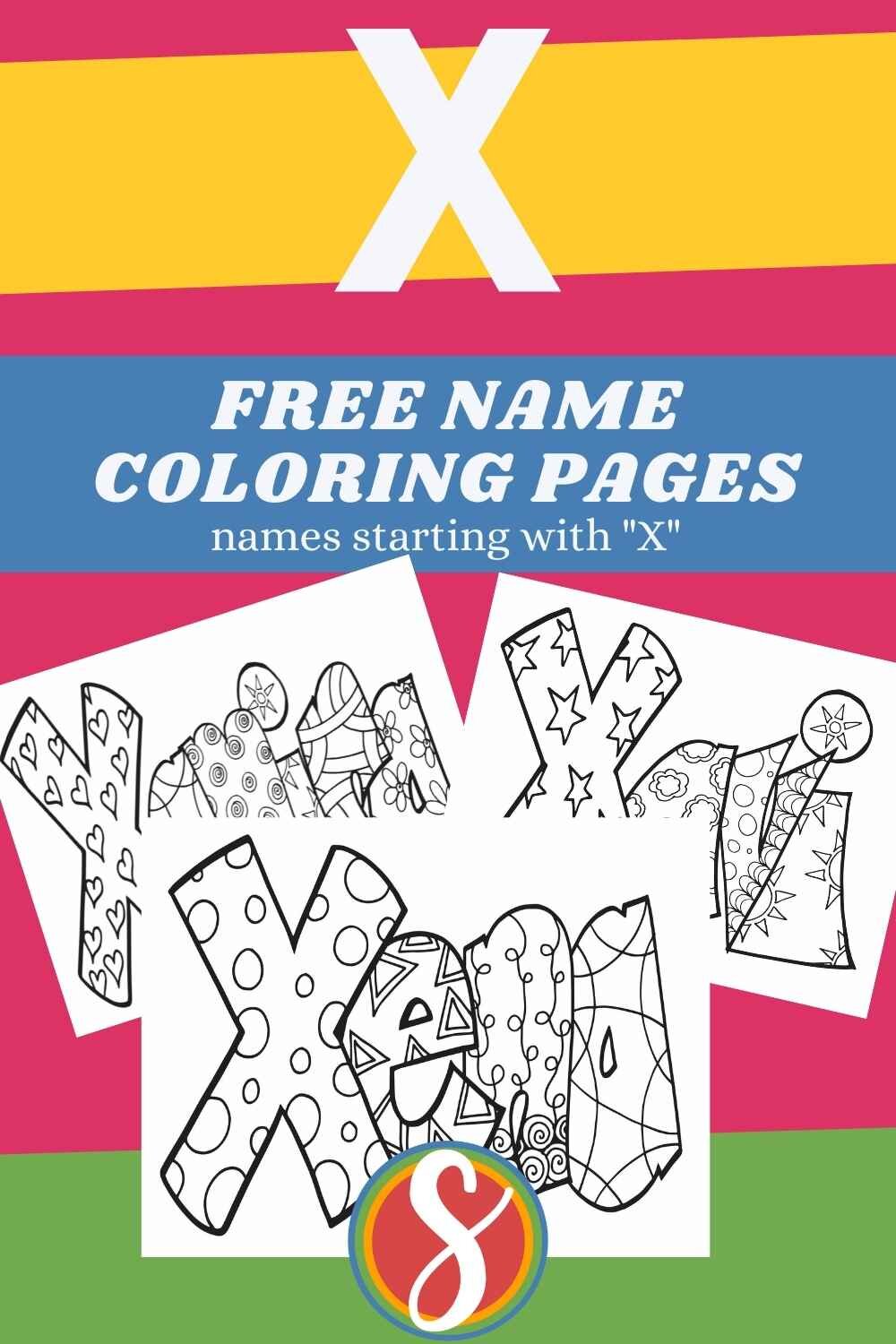 x free printable name coloring pages begins with x.jpg