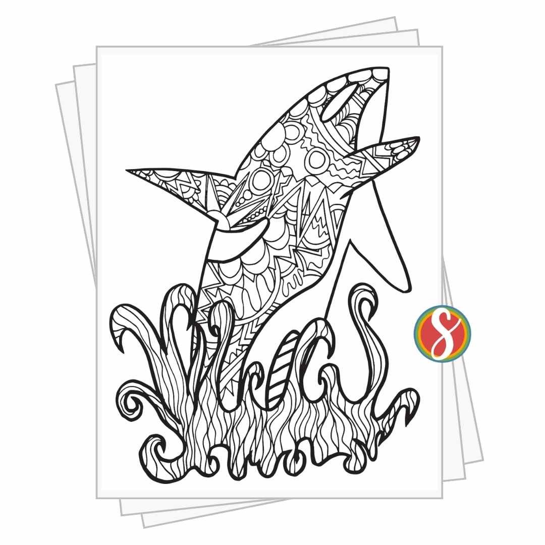 Orca Coloring Pages