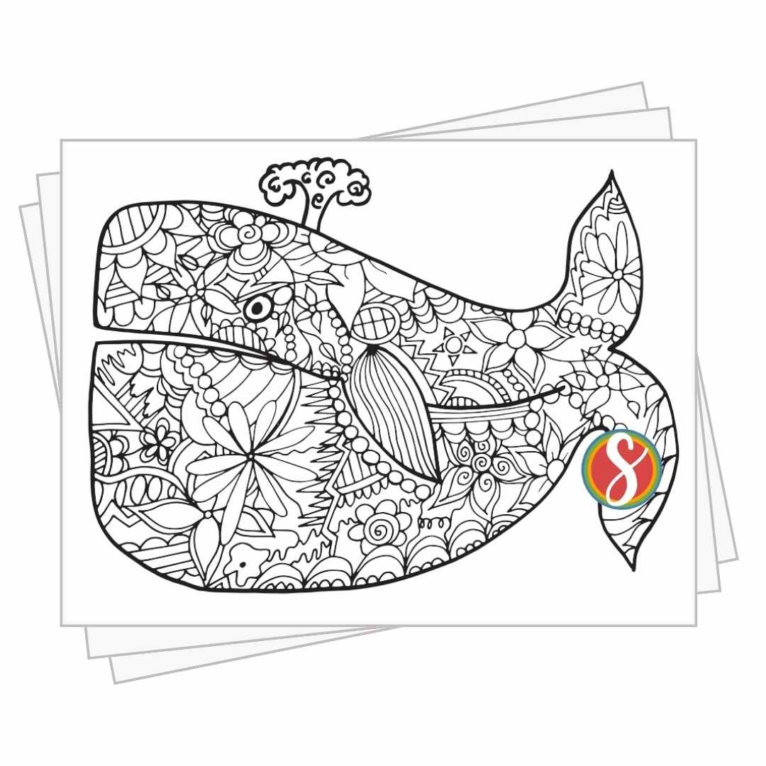 Whale Coloring Page