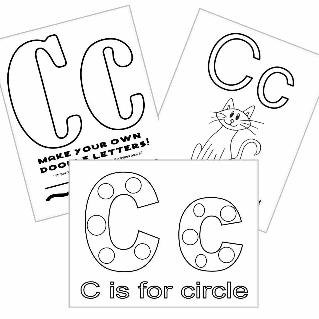 Letter C Coloring Pages