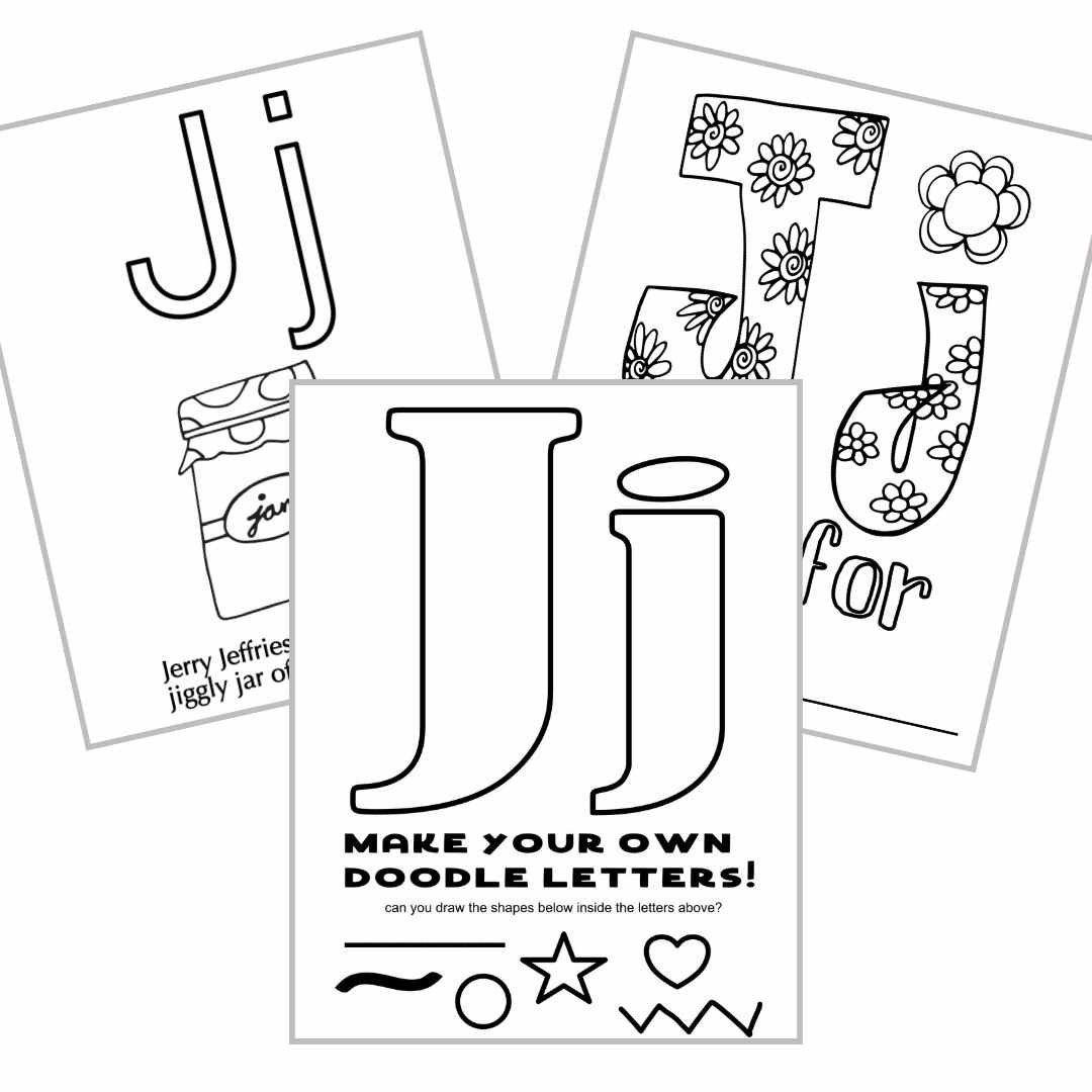 Letter J Coloring Pages