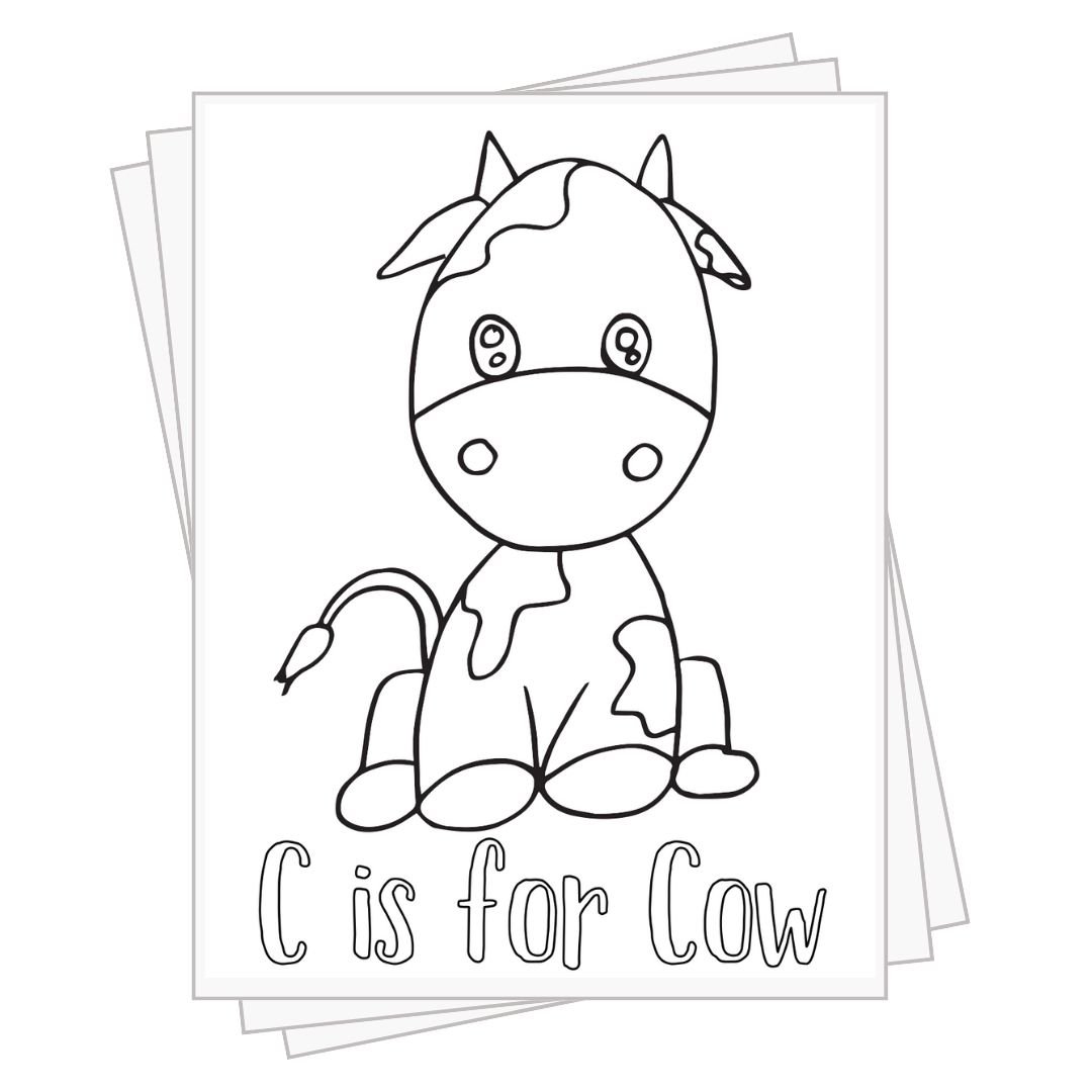 Cow Coloring Pages