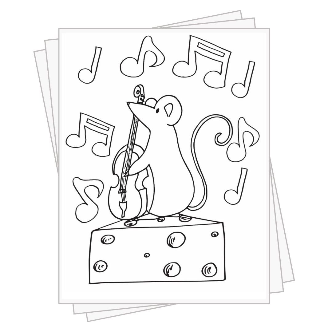 Mice Coloring Pages