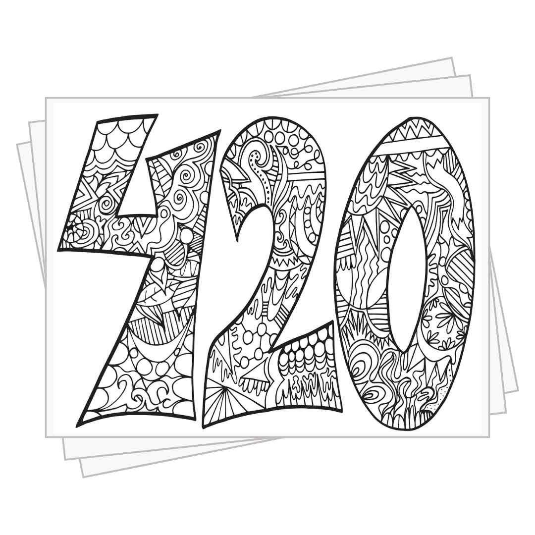 420 Coloring Pages