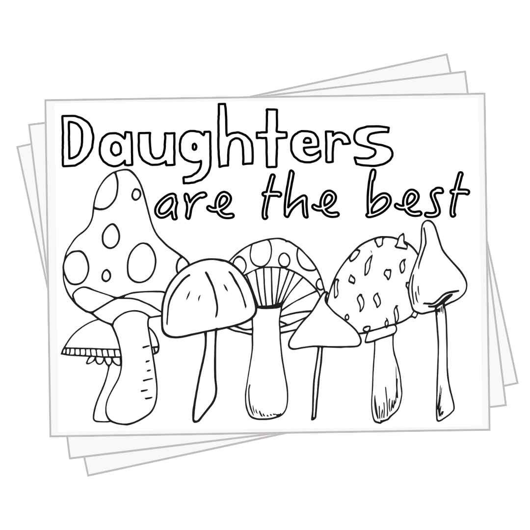 Daughter Coloring Pages