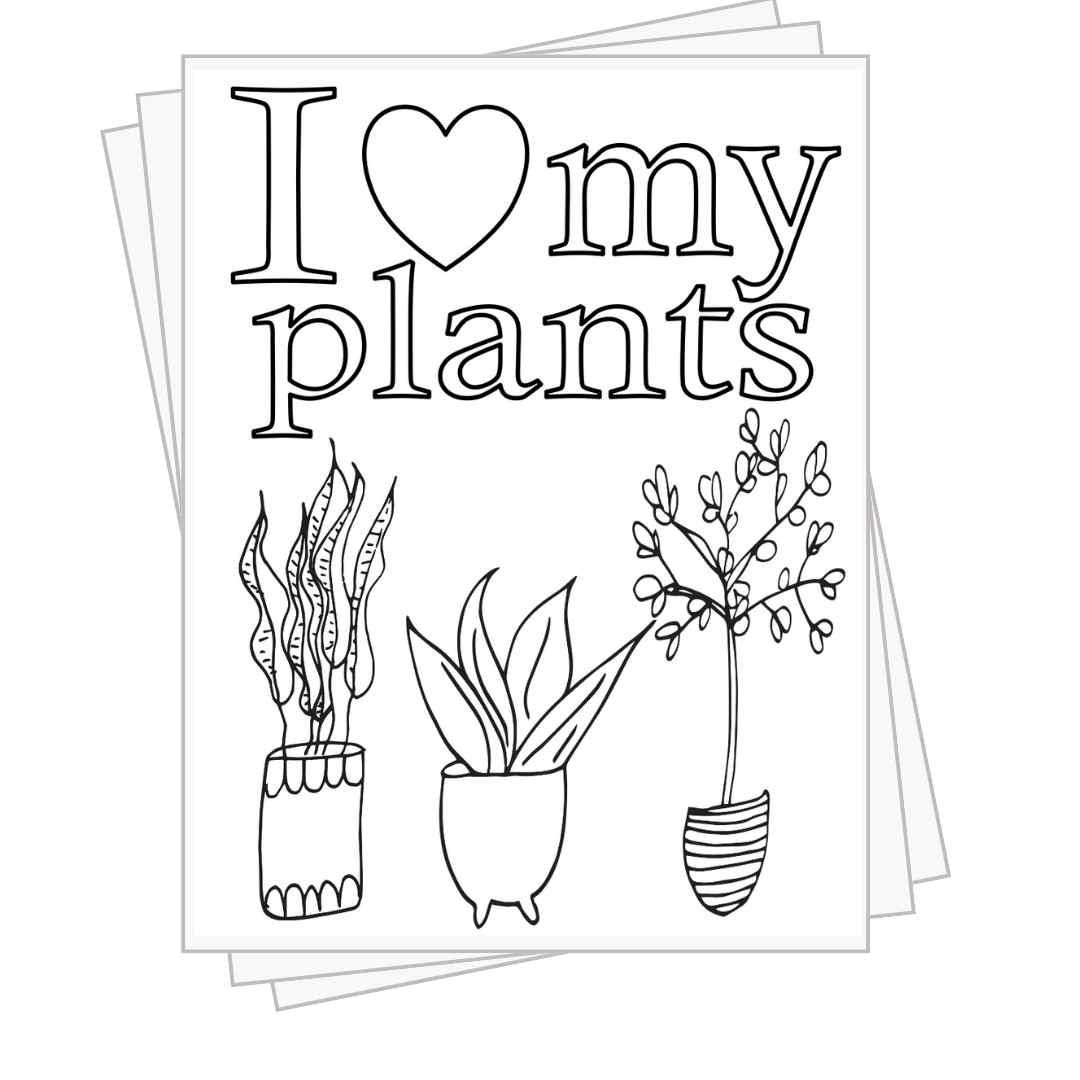 Plants Coloring Pages