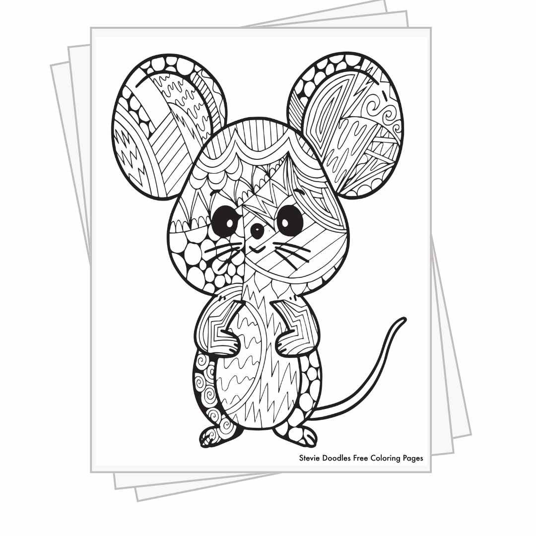 Mice Coloring Pages