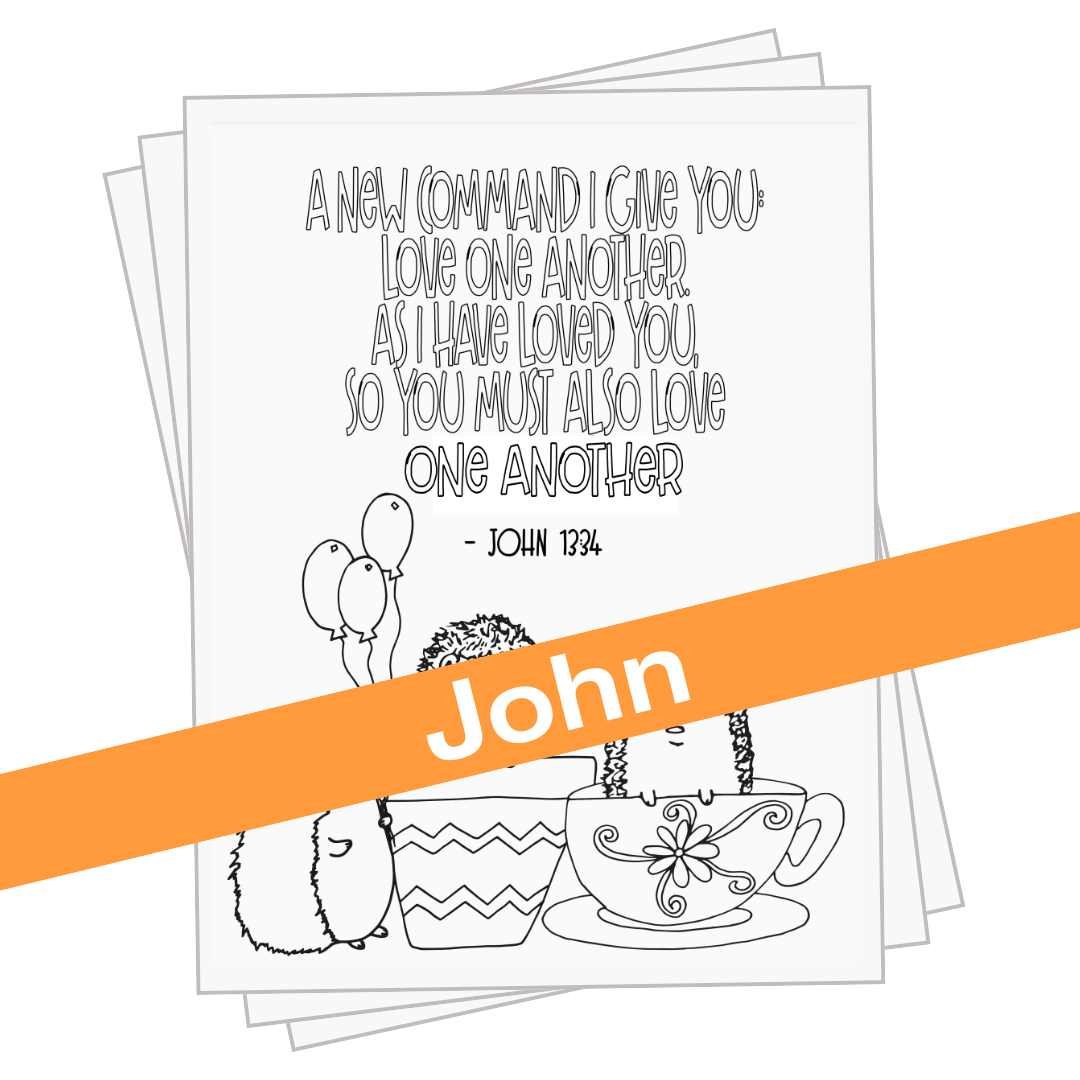 John Coloring Pages