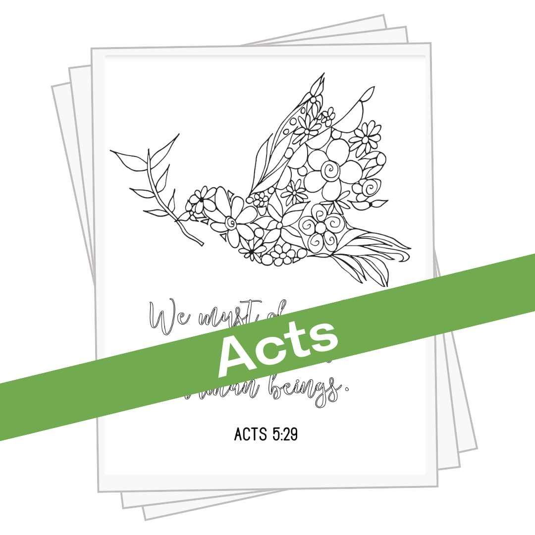 Acts Coloring Pages