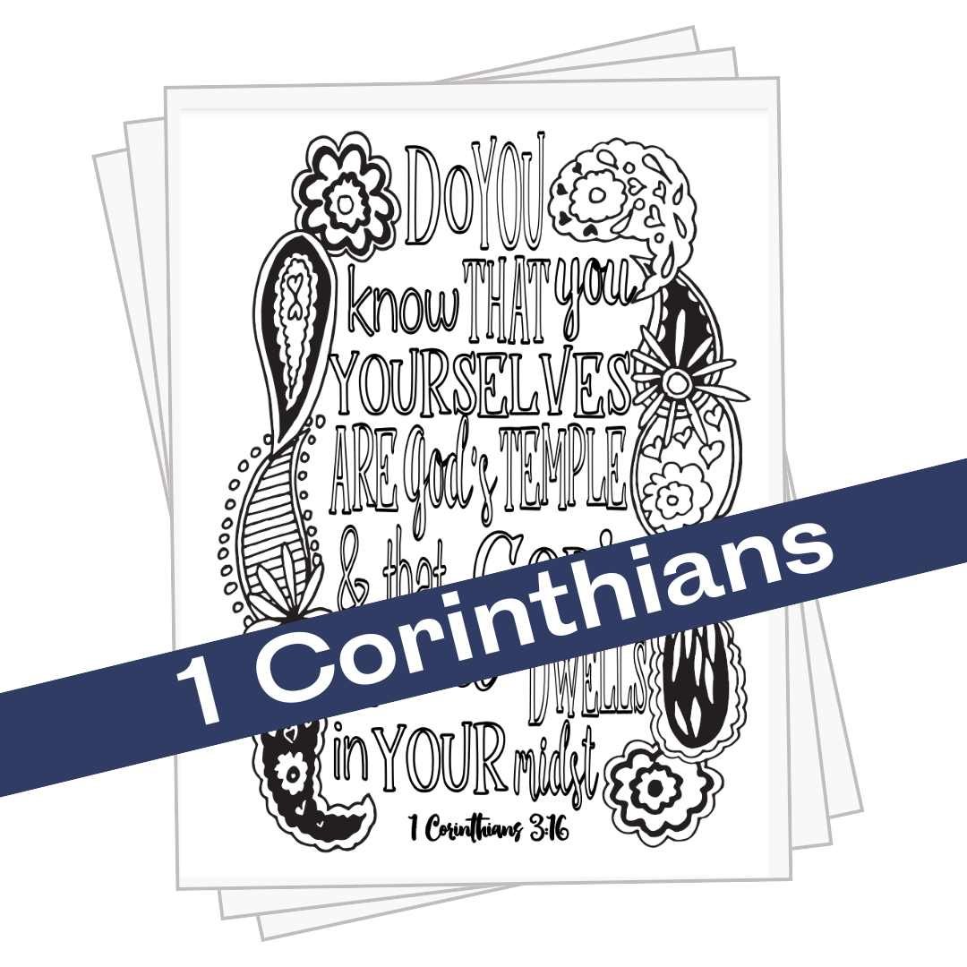 1 Corinthians Coloring Pages