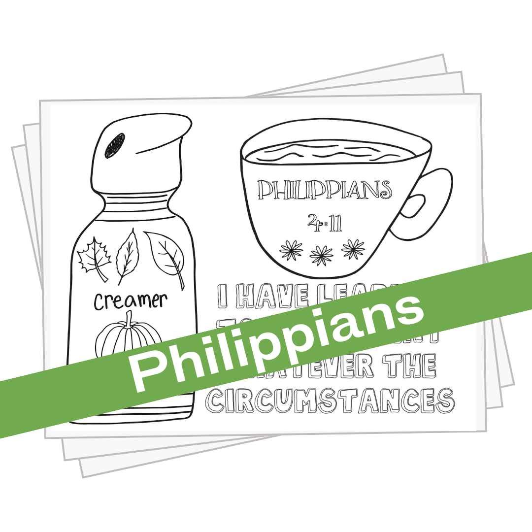 Philippians Coloring Pages