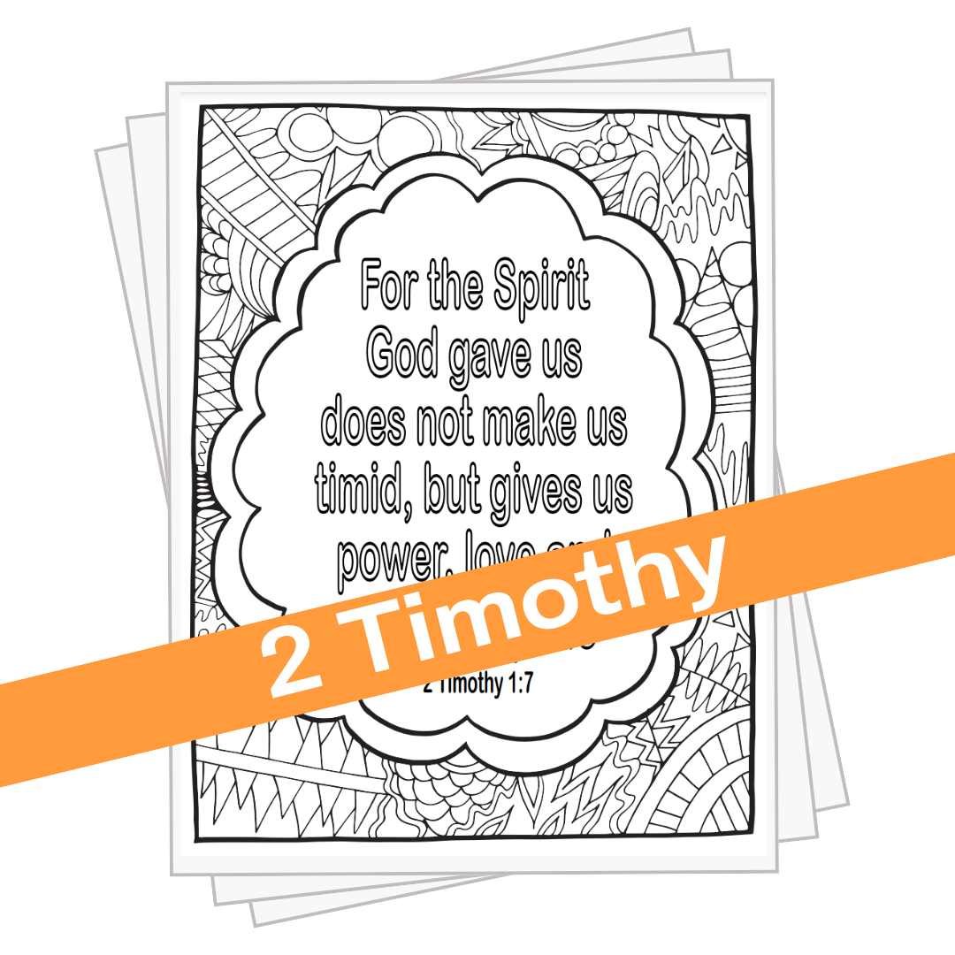 2 Timothy Coloring Pages