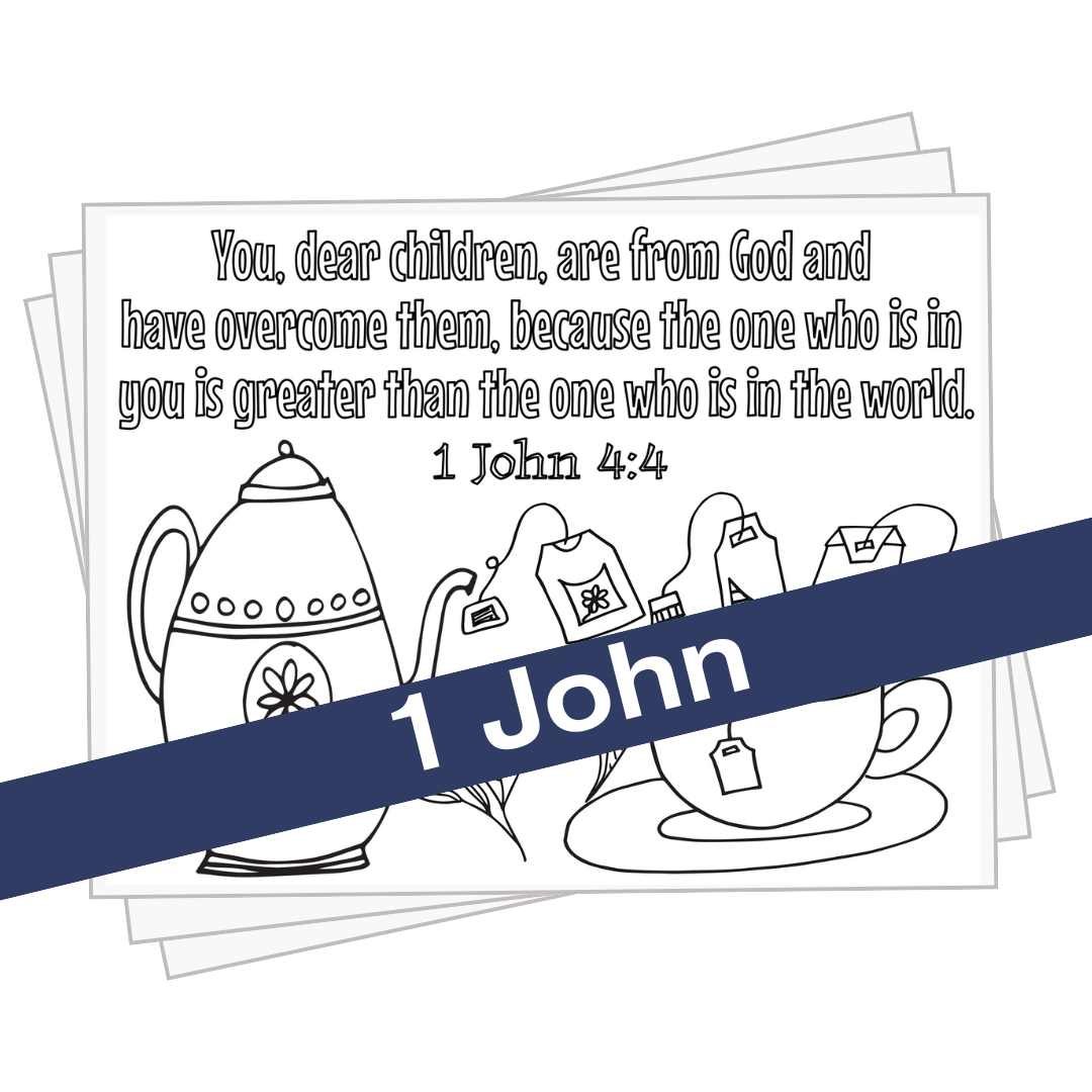 1 John Coloring Pages
