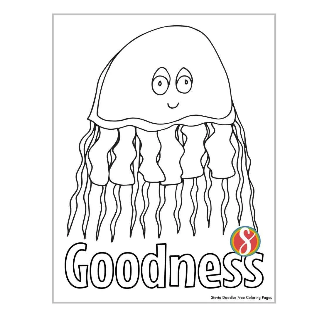 Free Goodness Coloring Pages ??? Stevie Doodles