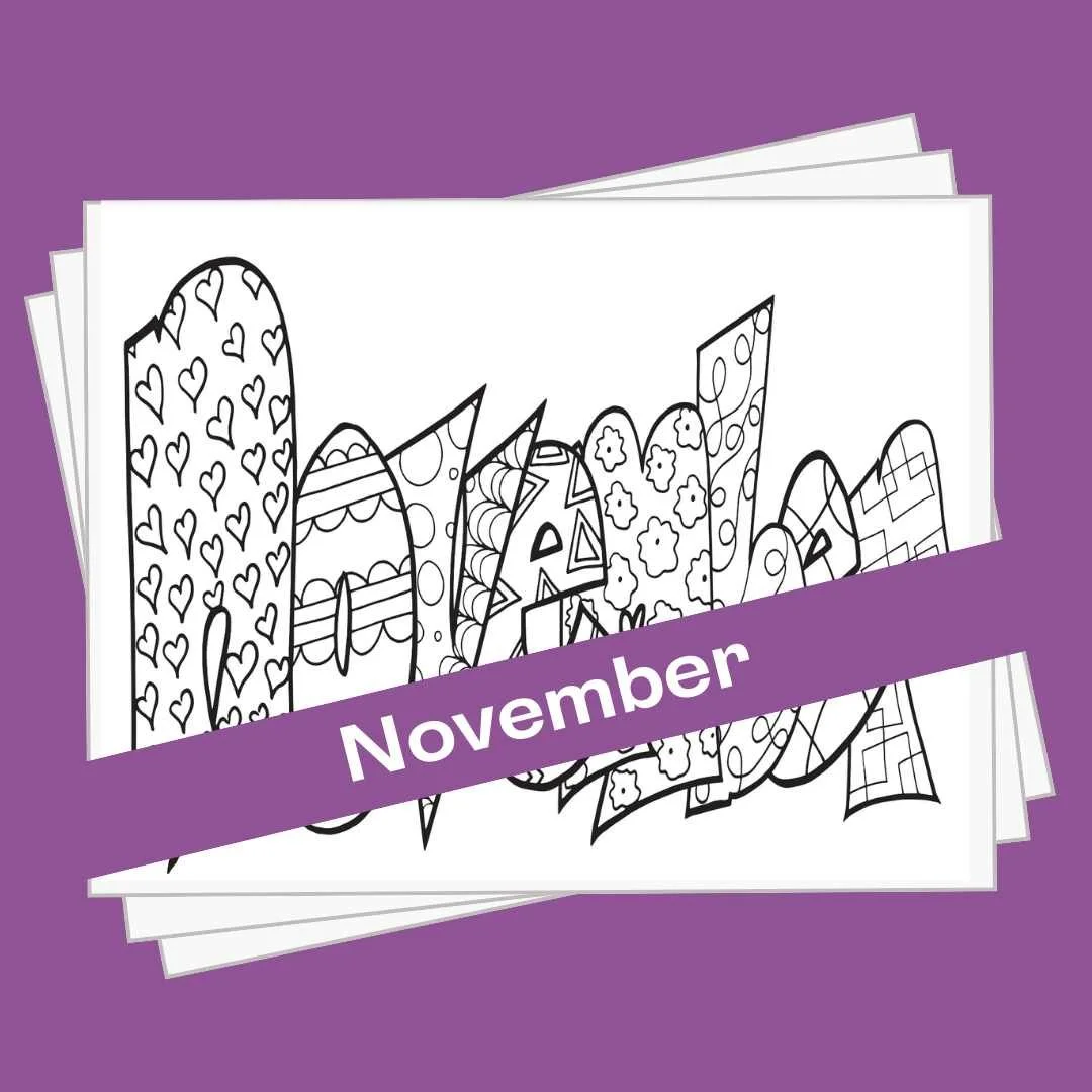Free November Coloring Pages — Stevie Doodles free-november-coloring-pages-stevie-doodles