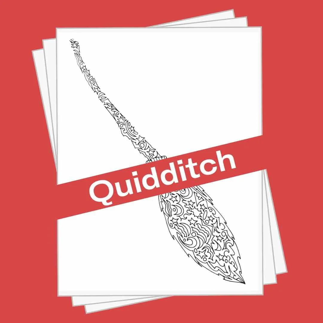 Free Quidditch Coloring Pages