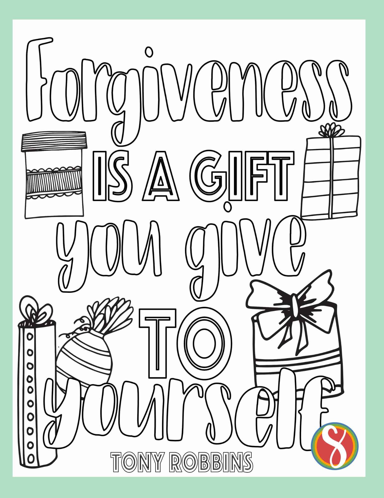 Free Forgiveness Coloring Pages — Stevie Doodles