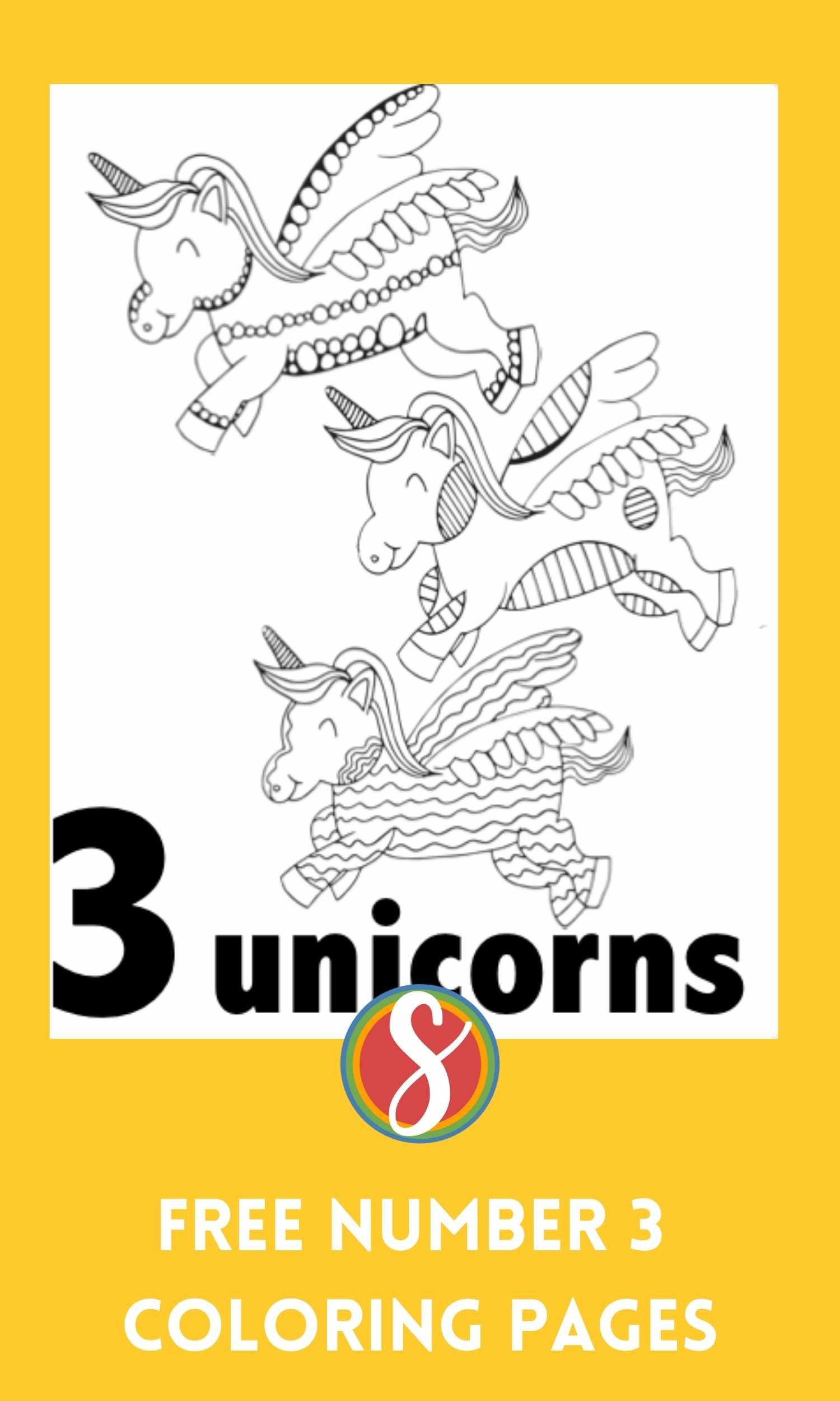 10 free number 3 printable coloring pages stevie doodles free printable coloring pages