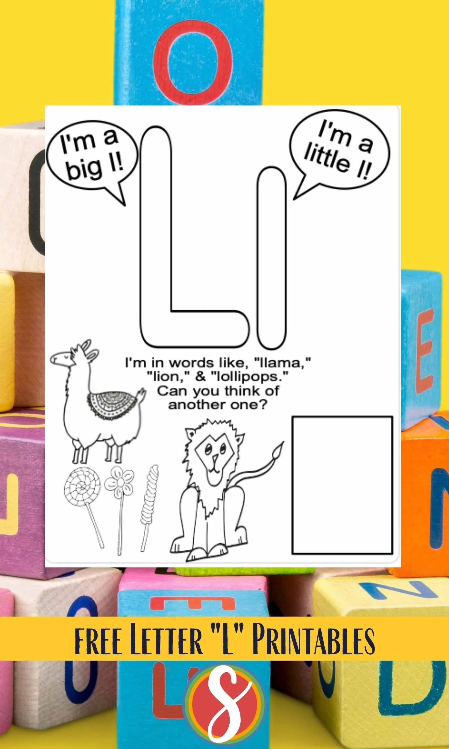 Ladybug Letter L