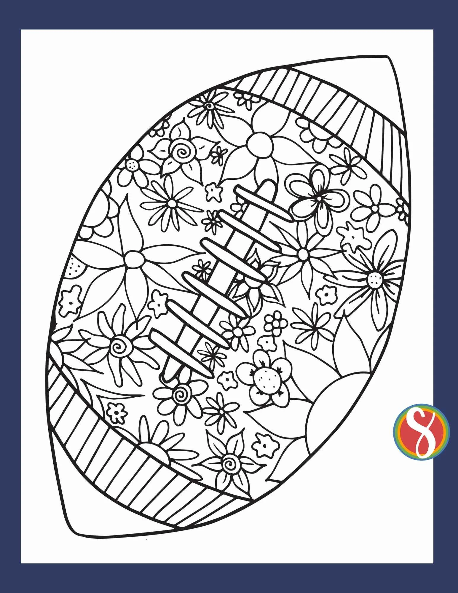 Super Bowl Trophy Coloring