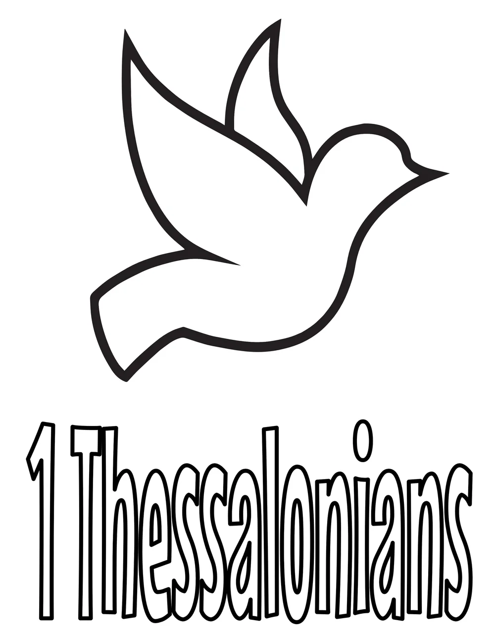 Free 1 ThessaloniansColoring Pages — Stevie Doodles