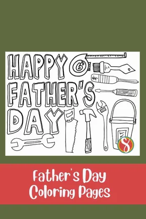 Free Coloring Pages For Father's Day — Stevie Doodles