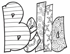 BELLA - Free Printable Coloring Page — Stevie Doodles