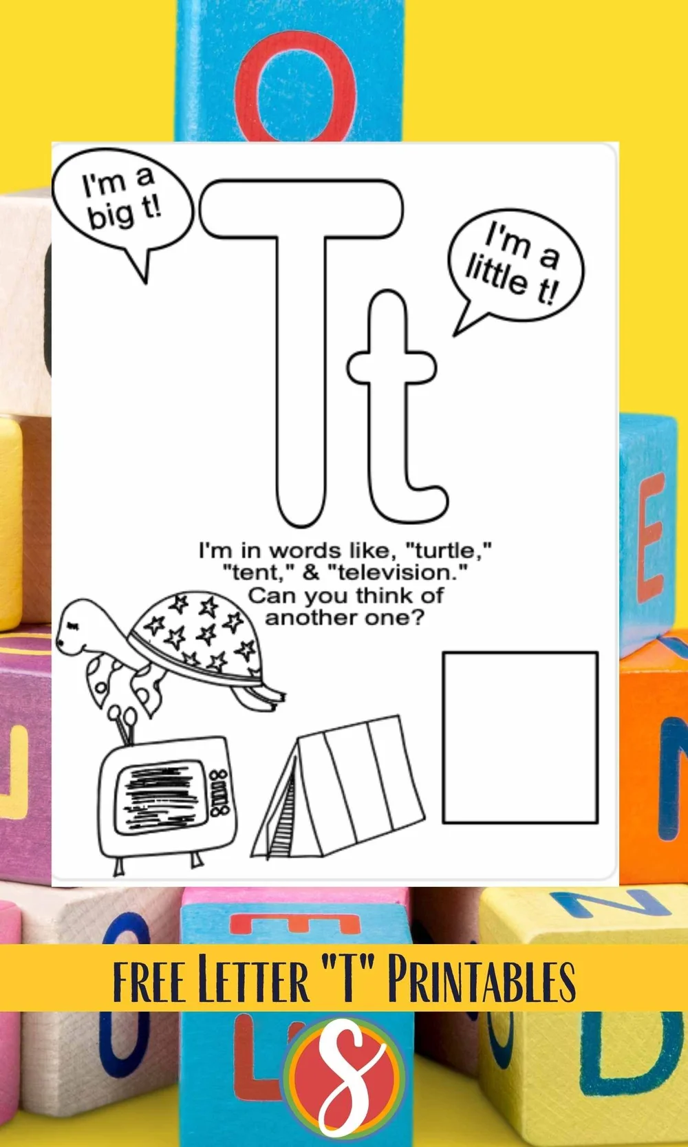 11 Free Letter "T" Coloring Pages — Stevie Doodles